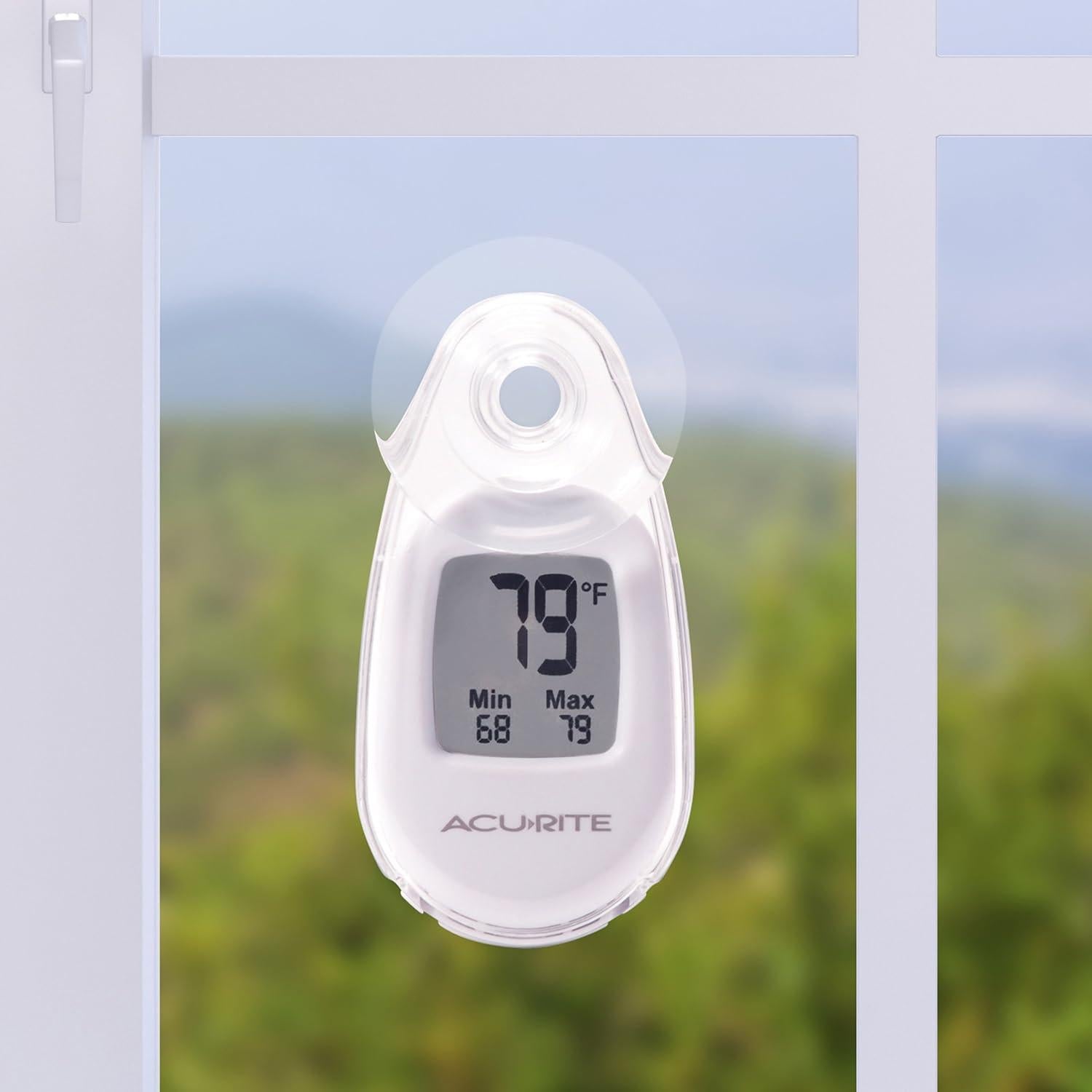 Termómetro Digital de Ventana AcuRite con Ventosa - 00315CADIA1