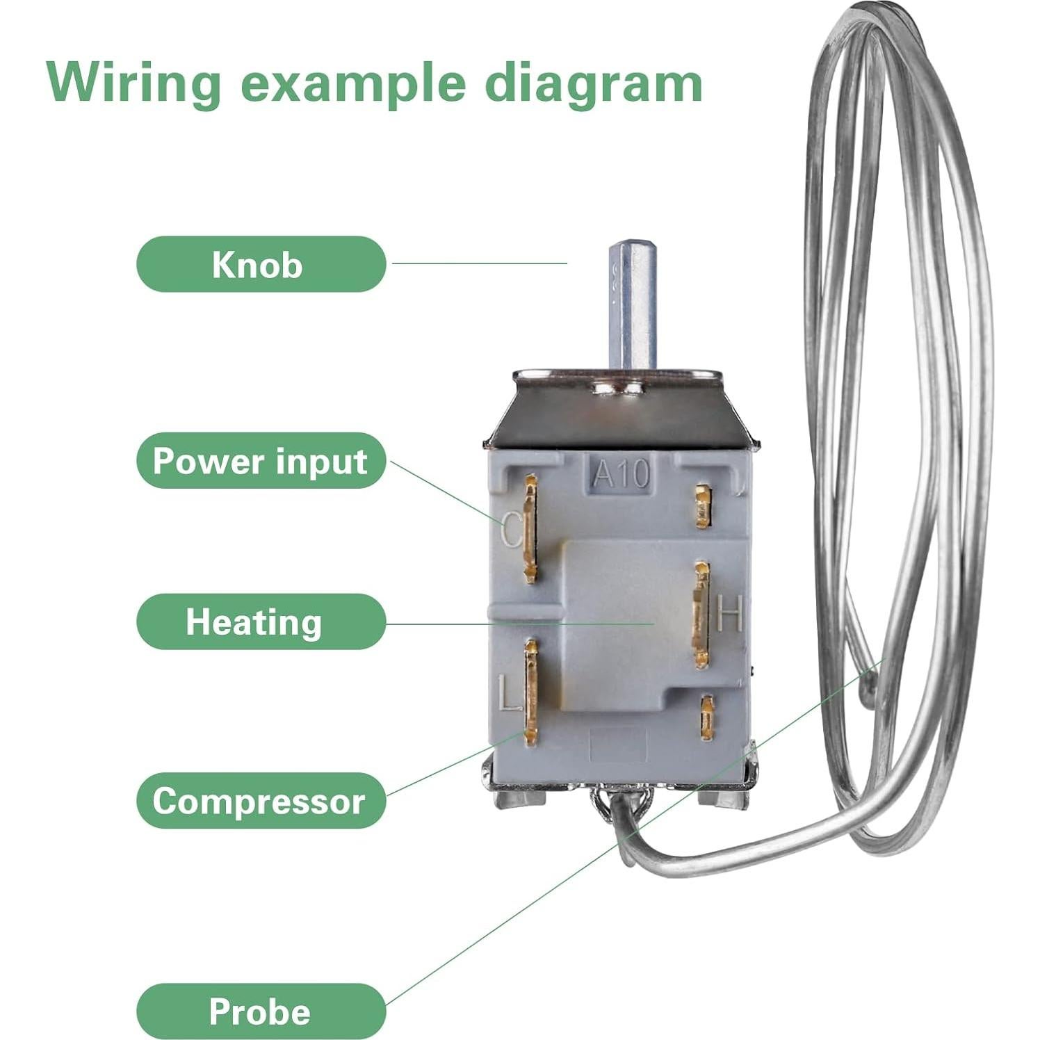 Termostato Universal para Mini Nevera HouseUp WDF-16 250V