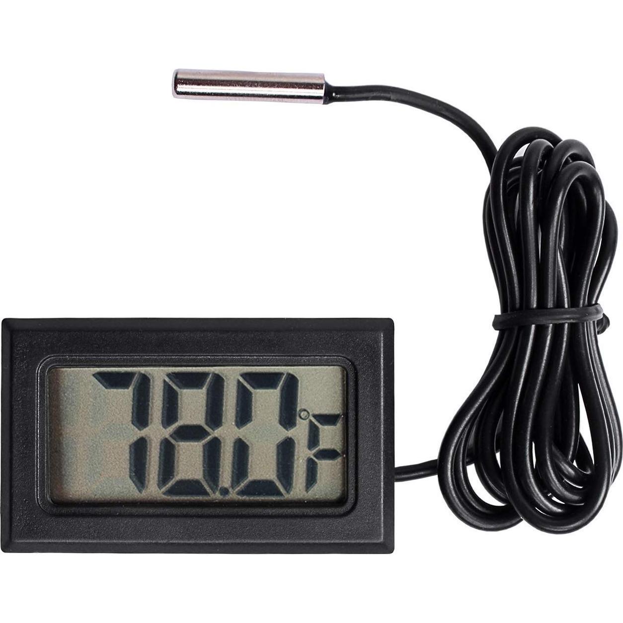 Termómetro Digital LCD Organizador 3pcs Sonda Externa -50°C a +93.9°C