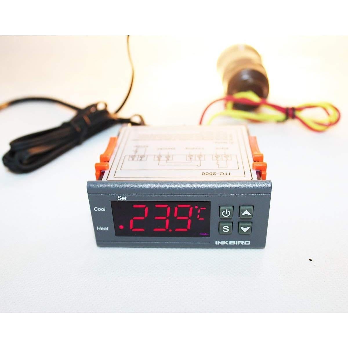 Controlador de Temperatura Digital Inkbird ITC-1000 12V