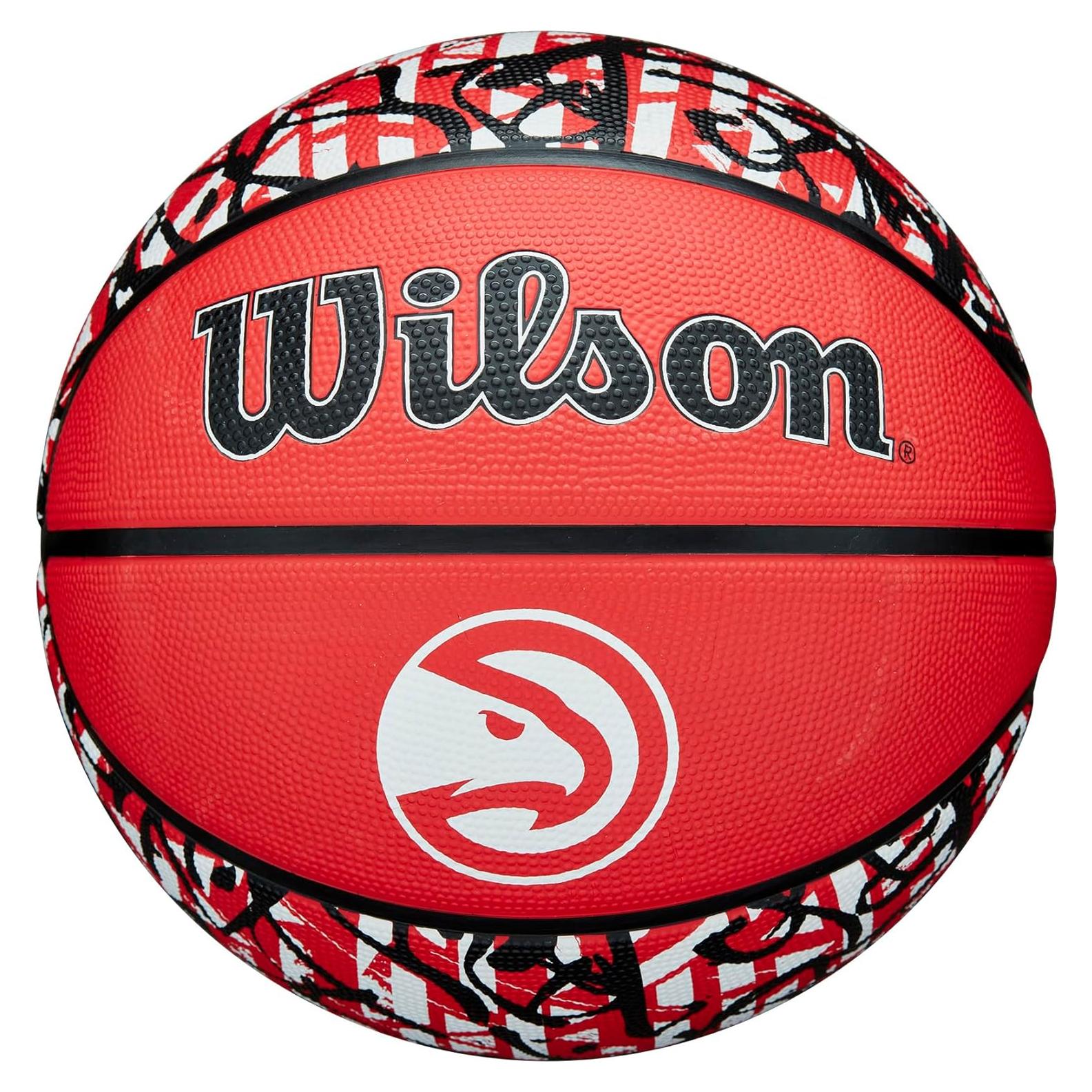 Balón de Baloncesto Wilson NBA Team Graffiti Atlanta Hawks