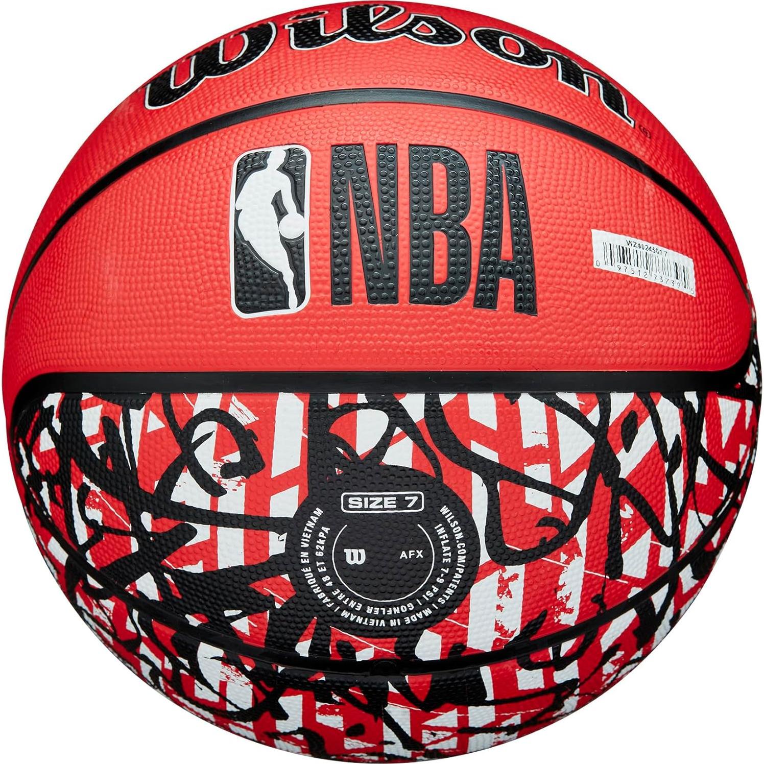 Balón de Baloncesto Wilson NBA Team Graffiti Atlanta Hawks