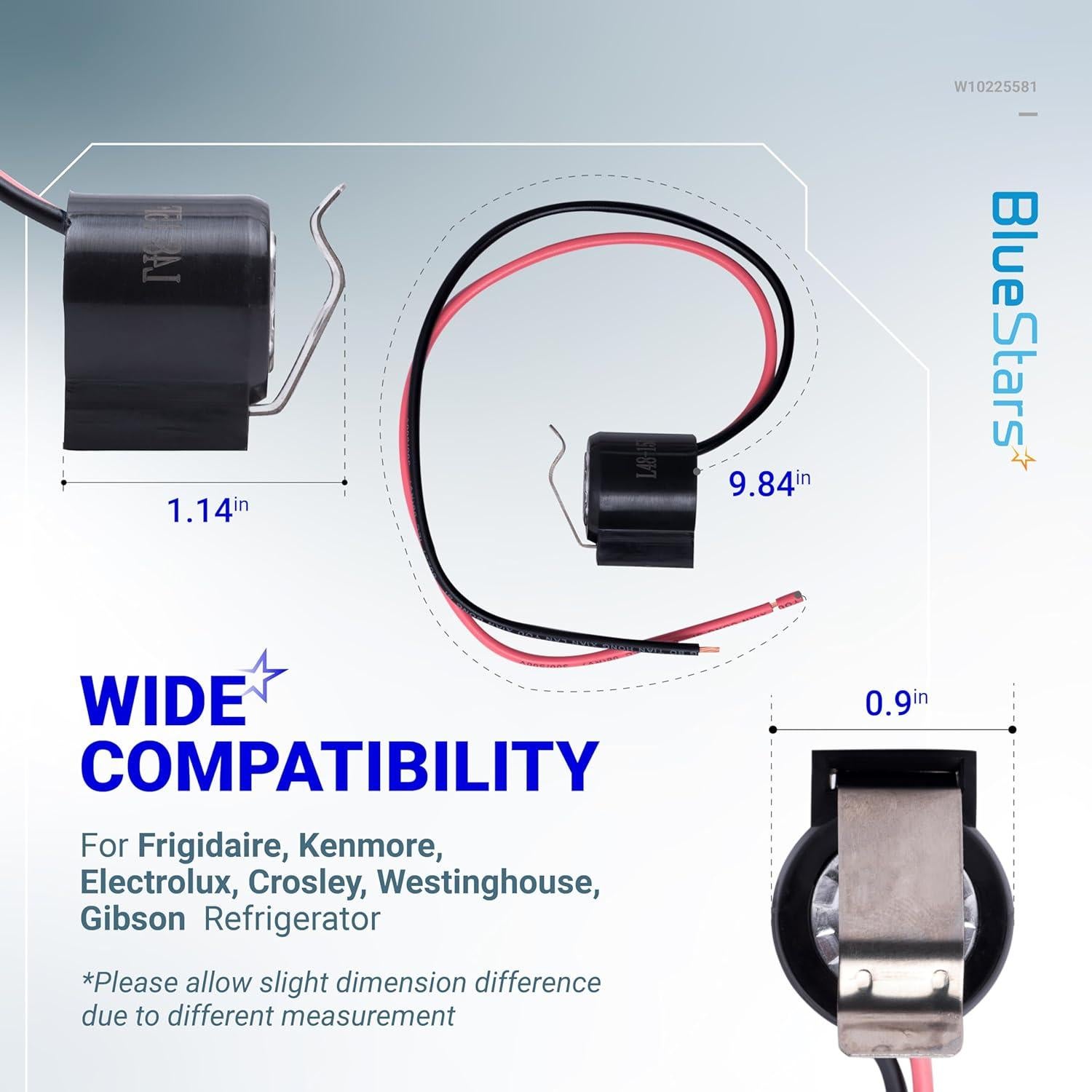 Termostato Bimetálico W10225581 BlueStars - Paquete de 4