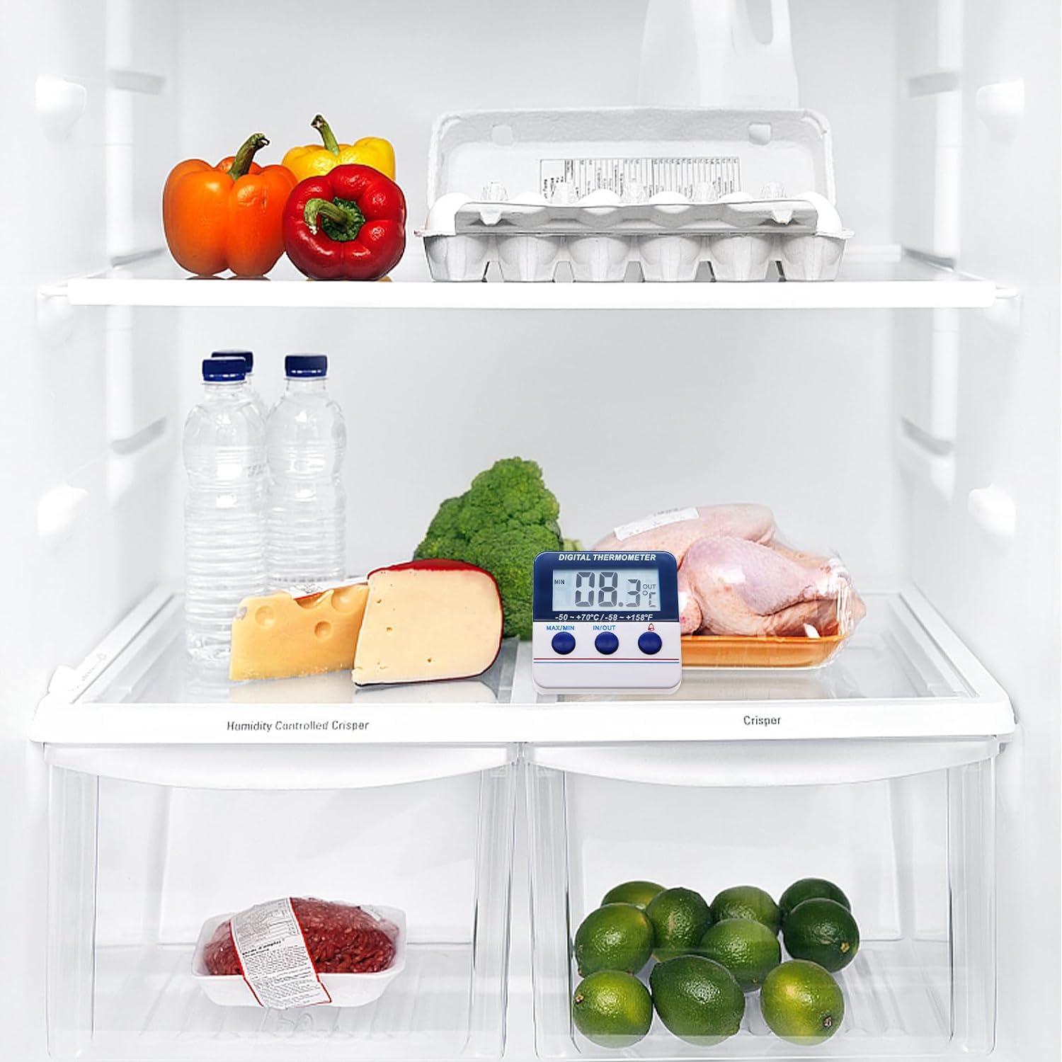 Termómetro Digital LABO para Refrigerador y Congelador - Alarma