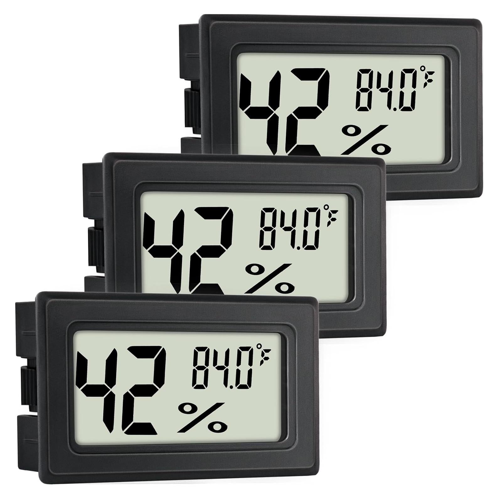 Higrómetro Termómetro Digital EWPJDK Paquete de 3 Medidores
