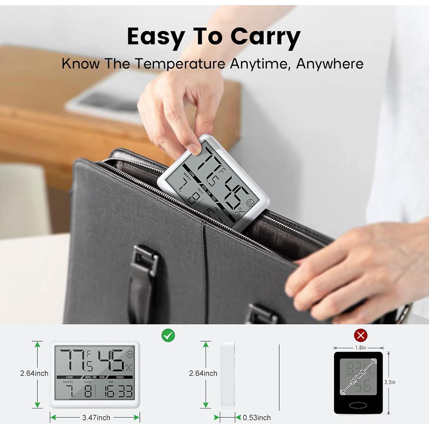 Termómetro Higrómetro Digital Deeyaple FK-9922 Pantalla LCD