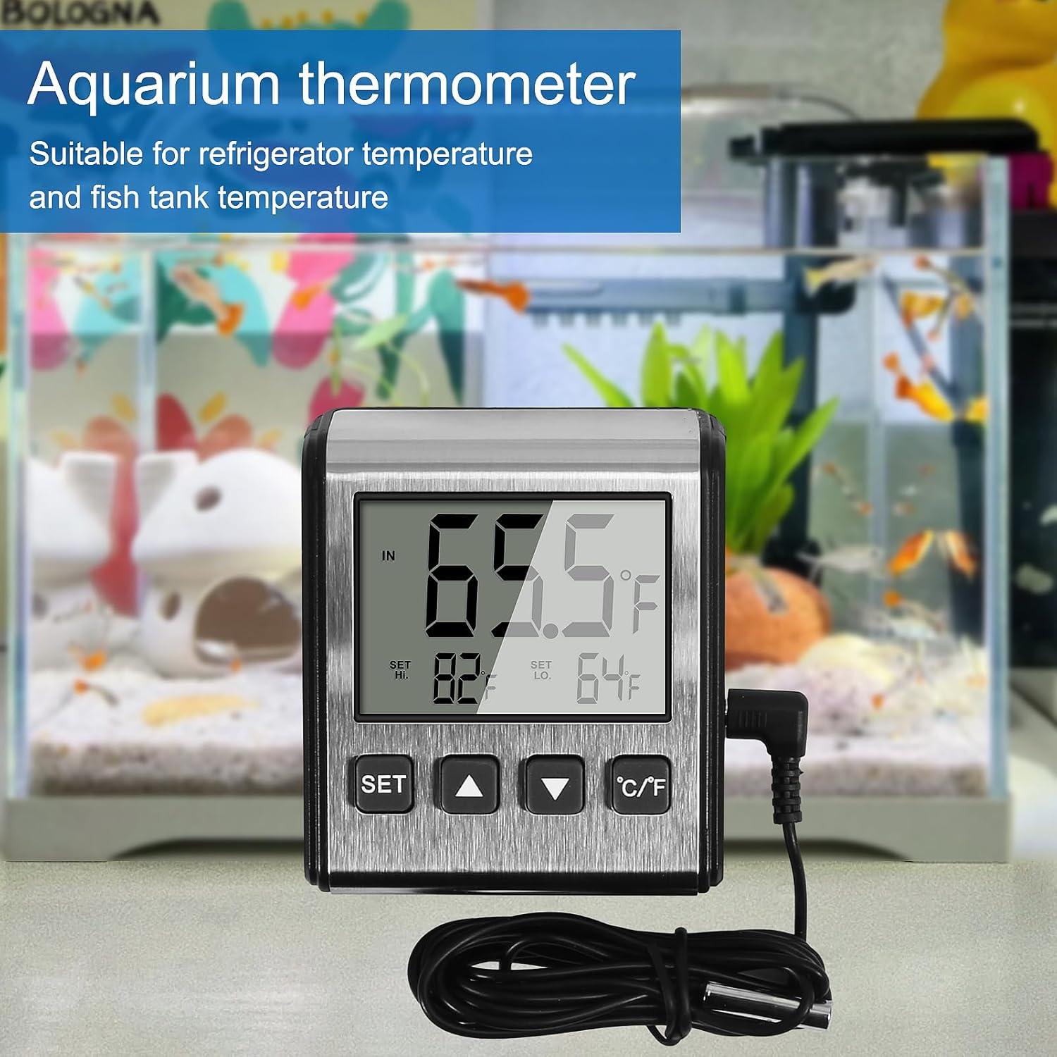 Termómetro Digital de Refrigerador DORHEA 2 PCS Acero Inoxidable