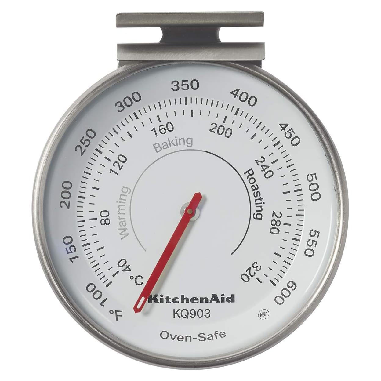 Termómetro de horno KitchenAid KQ903 3-en-1 acero inoxidable