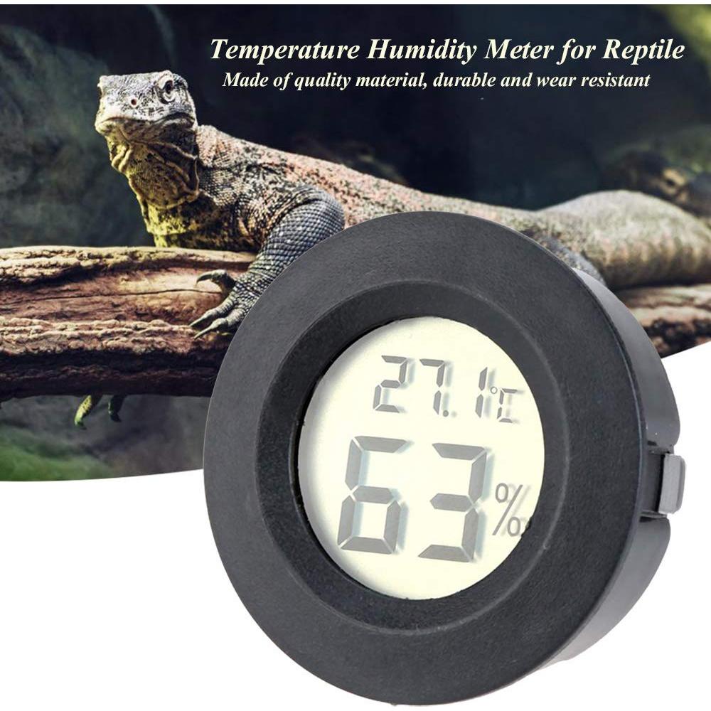 Paquete de 10 termómetros higrómetros digitales Rojuna 1.7"