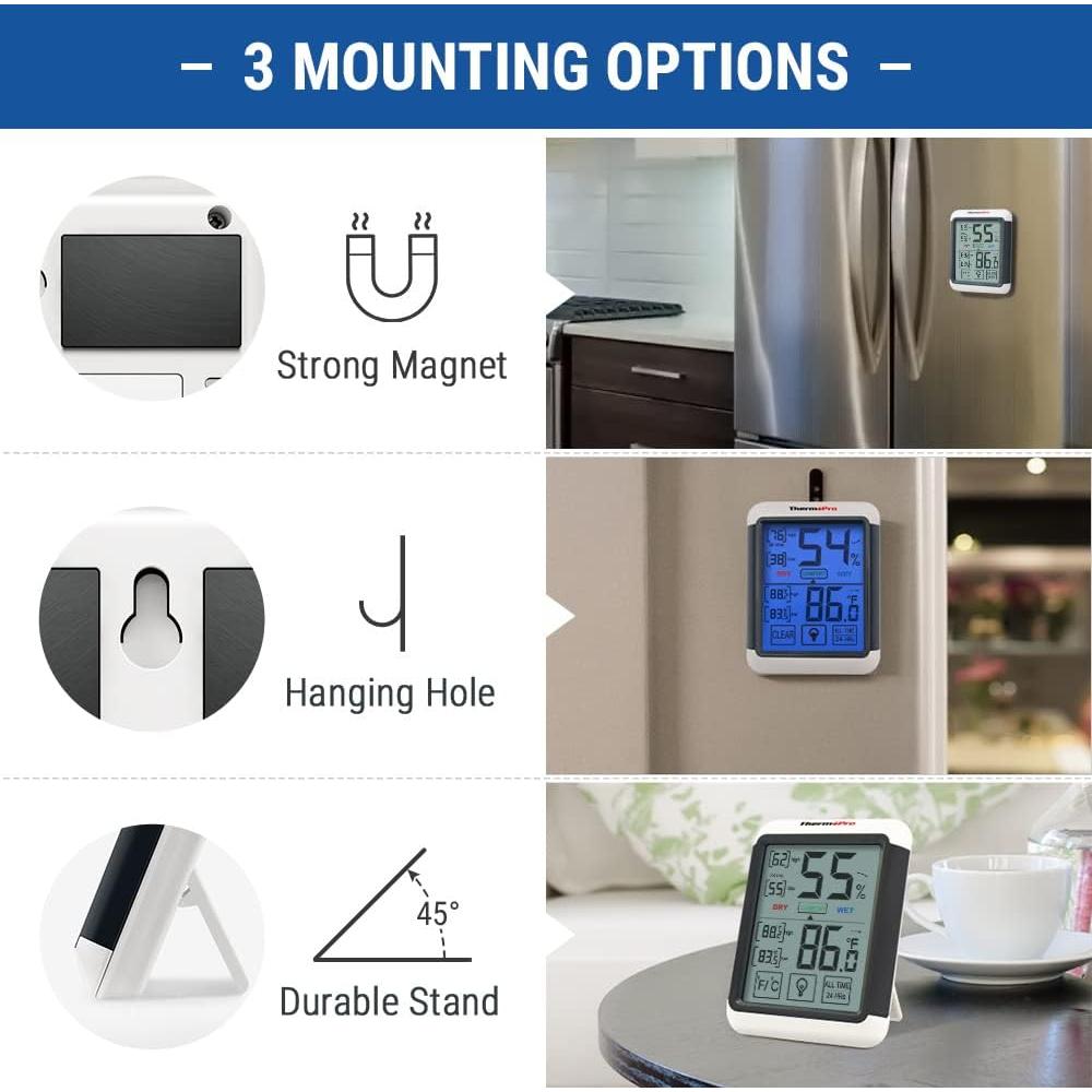 Termómetro Higrómetro Digital ThermoPro TP55 con Pantalla Táctil