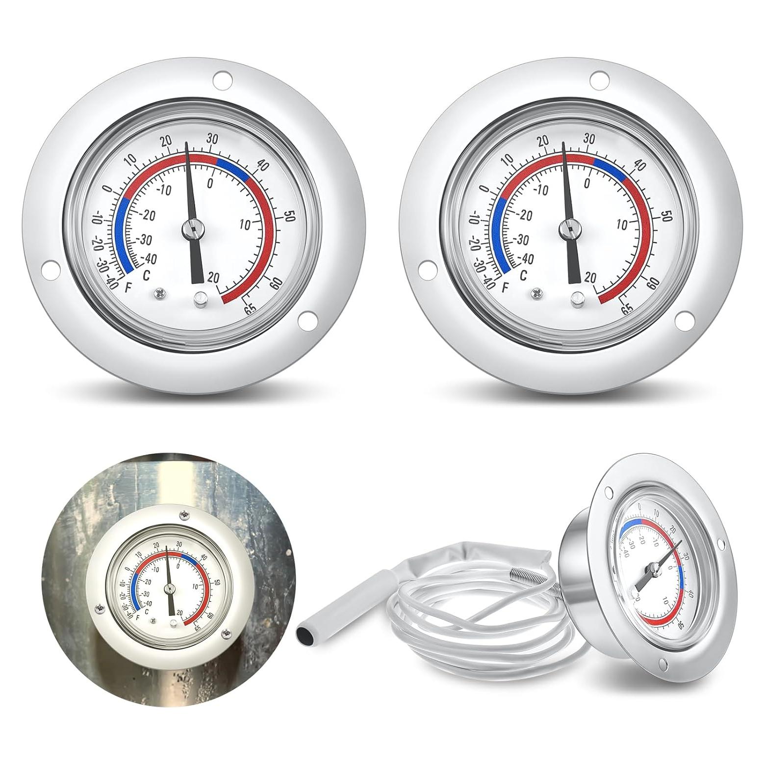 Termómetro de Refrigerador Copkim 2 Pcs -40 a 20 °C Acero Inoxidable