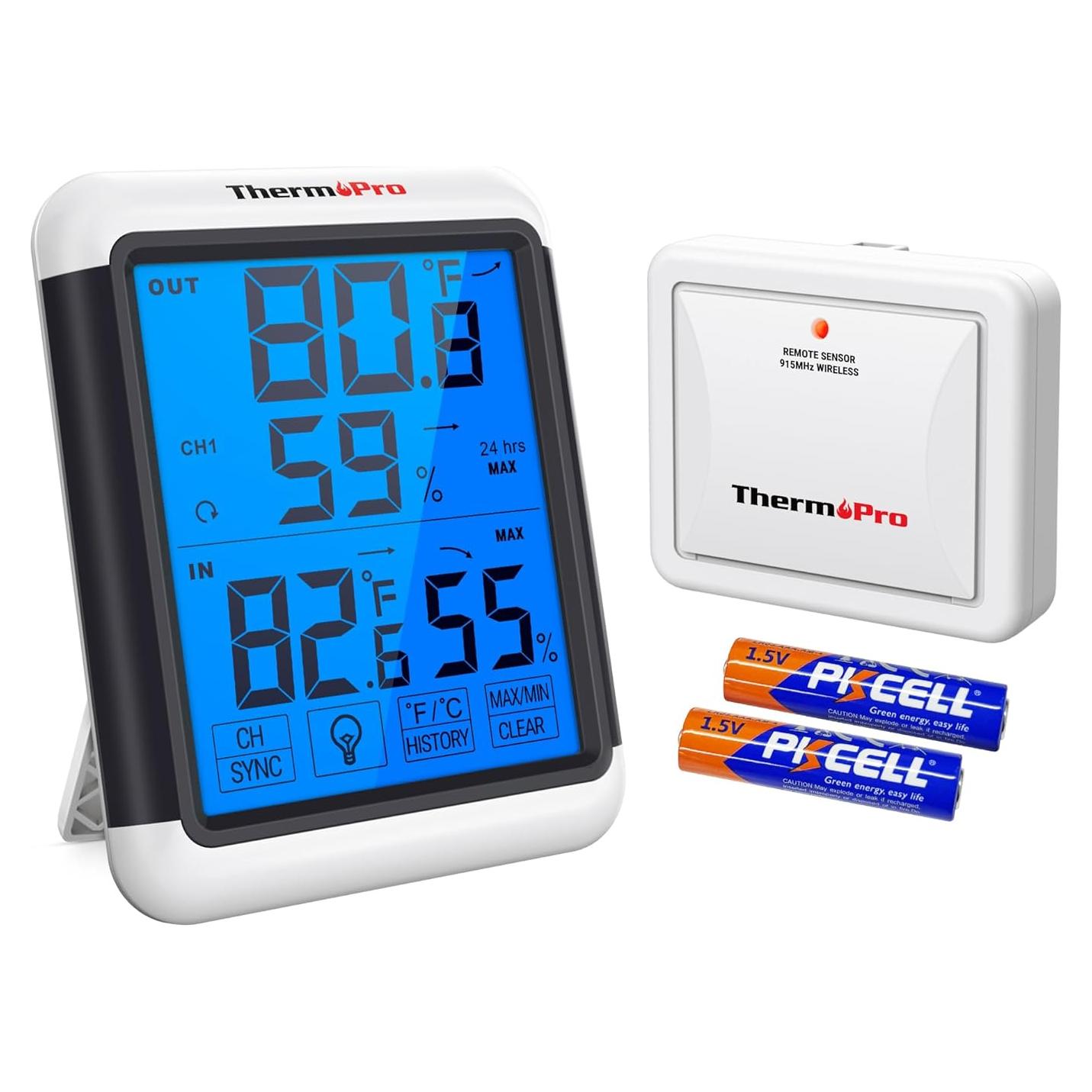 Termómetro Digital Inalámbrico ThermoPro TP65 con Pantalla Táctil
