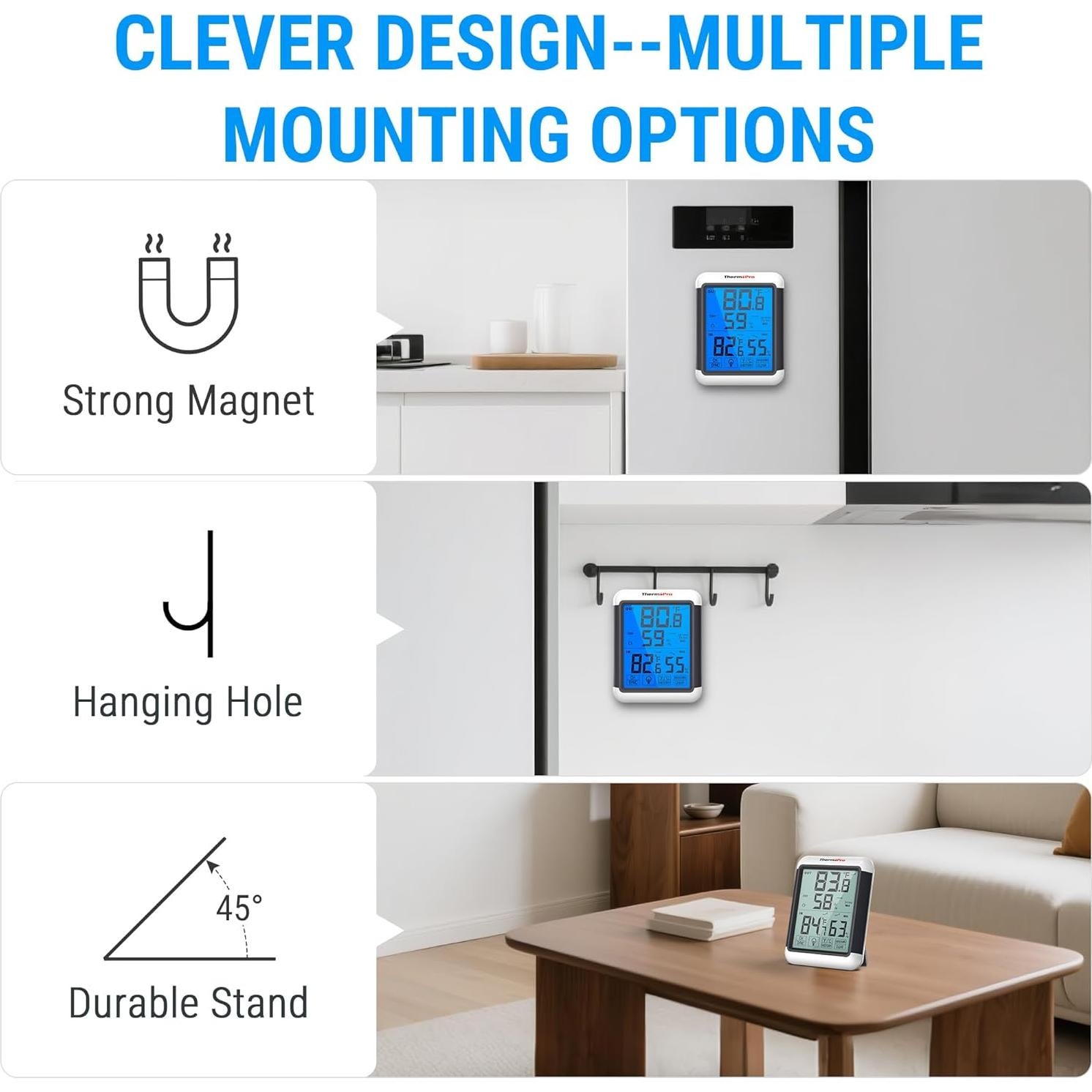 Termómetro Digital Inalámbrico ThermoPro TP65 con Pantalla Táctil