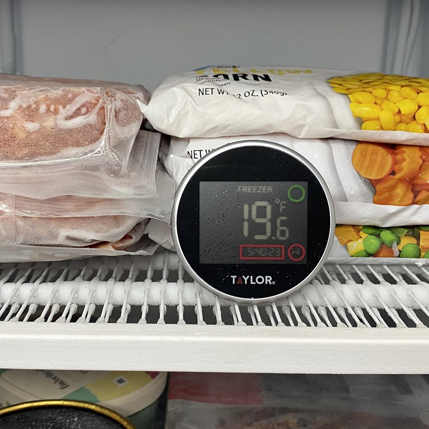 Termómetro Digital para Refrigerador Taylor con Alarma y Temporizador