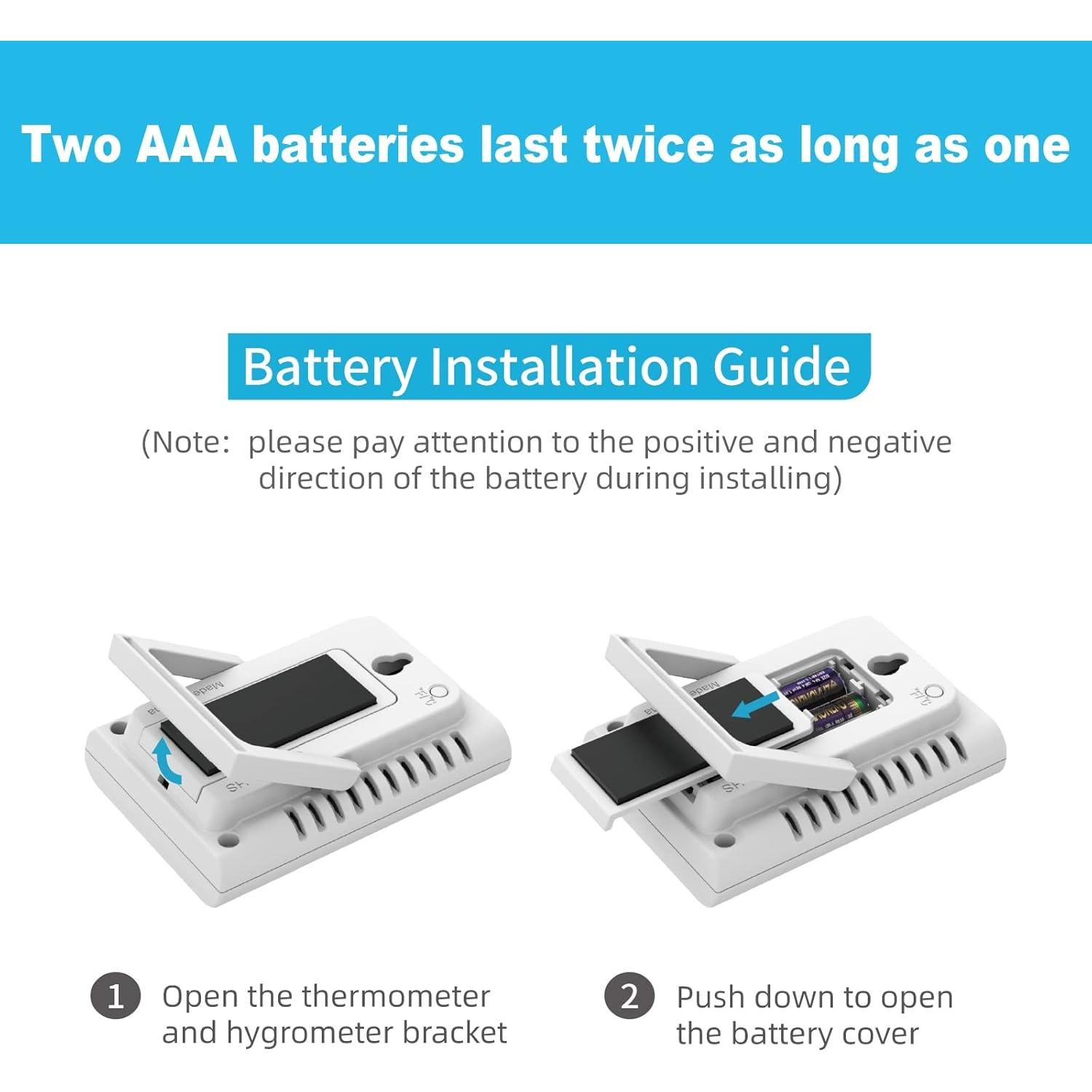 Termómetro Digital Interior GOUSHIHUI MC31 con Higrómetro y Luz de Fondo