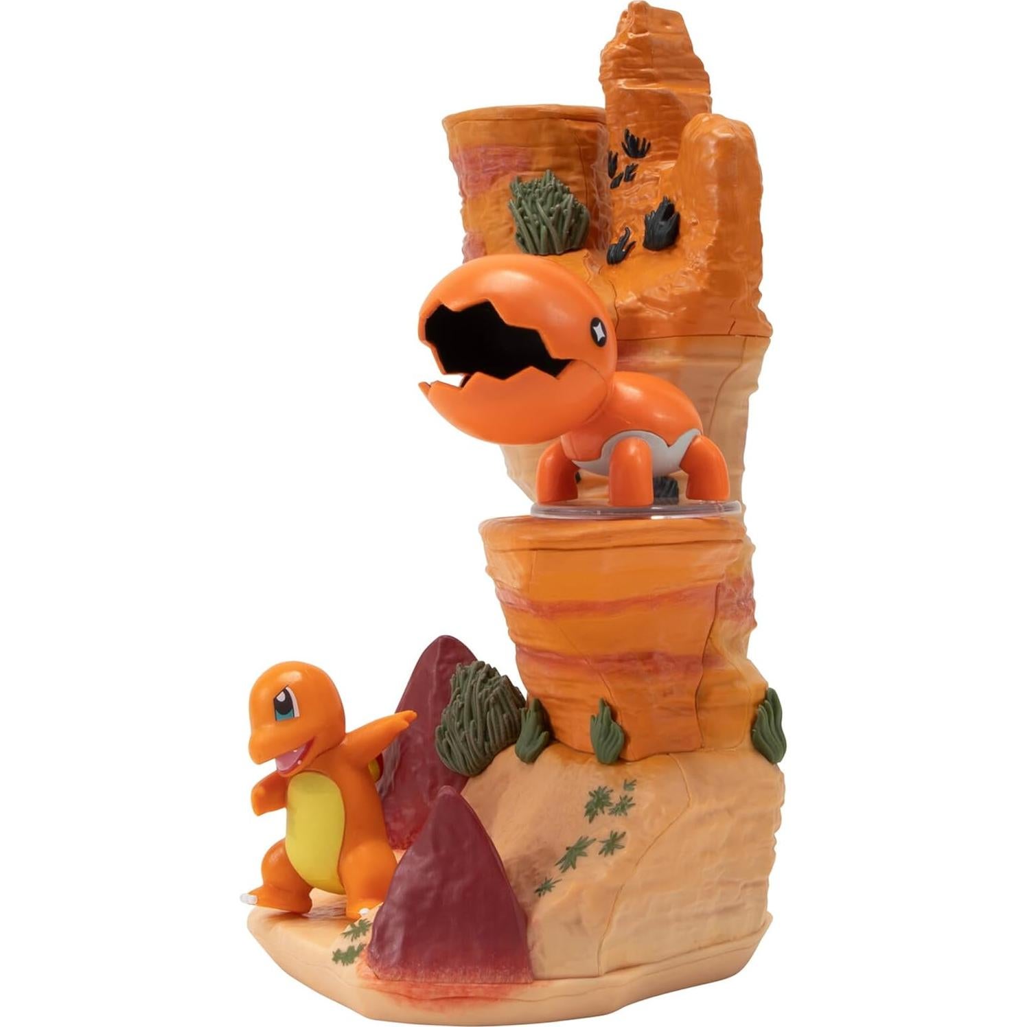 Entorno de Rocas del Desierto Pokémon Jazwares con 2 Figuras