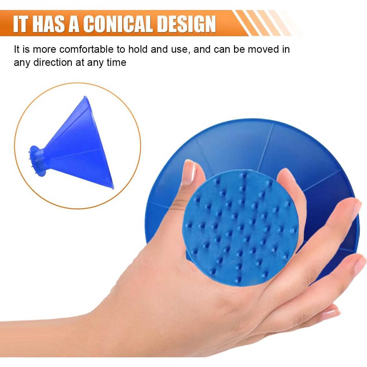 Raspador de Hielo Mágico KITUREK 2 en 1 para Auto Azul