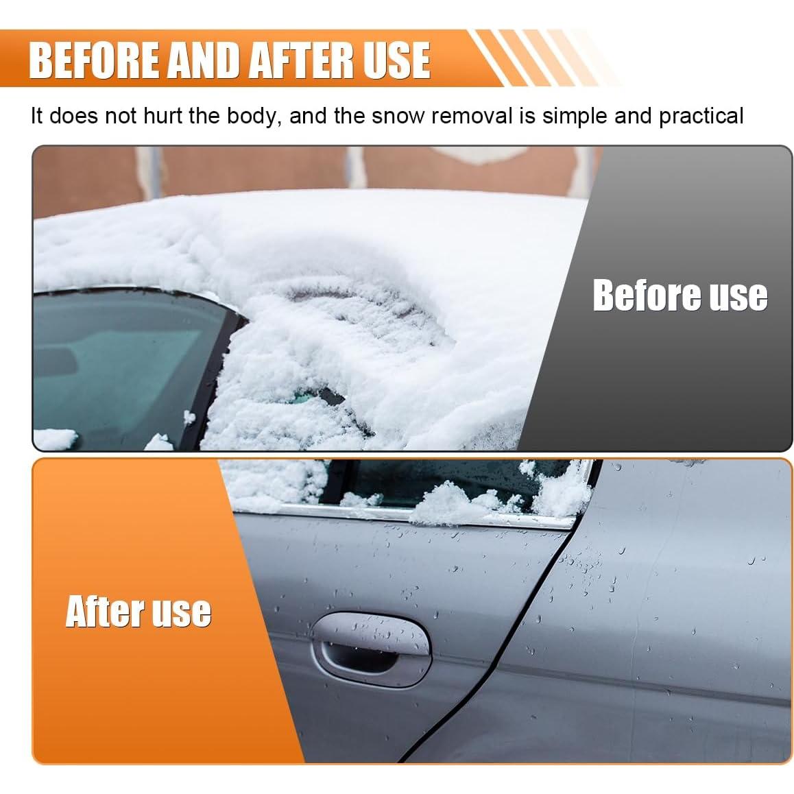 Raspador de Hielo Mágico KITUREK 2 en 1 para Auto Azul