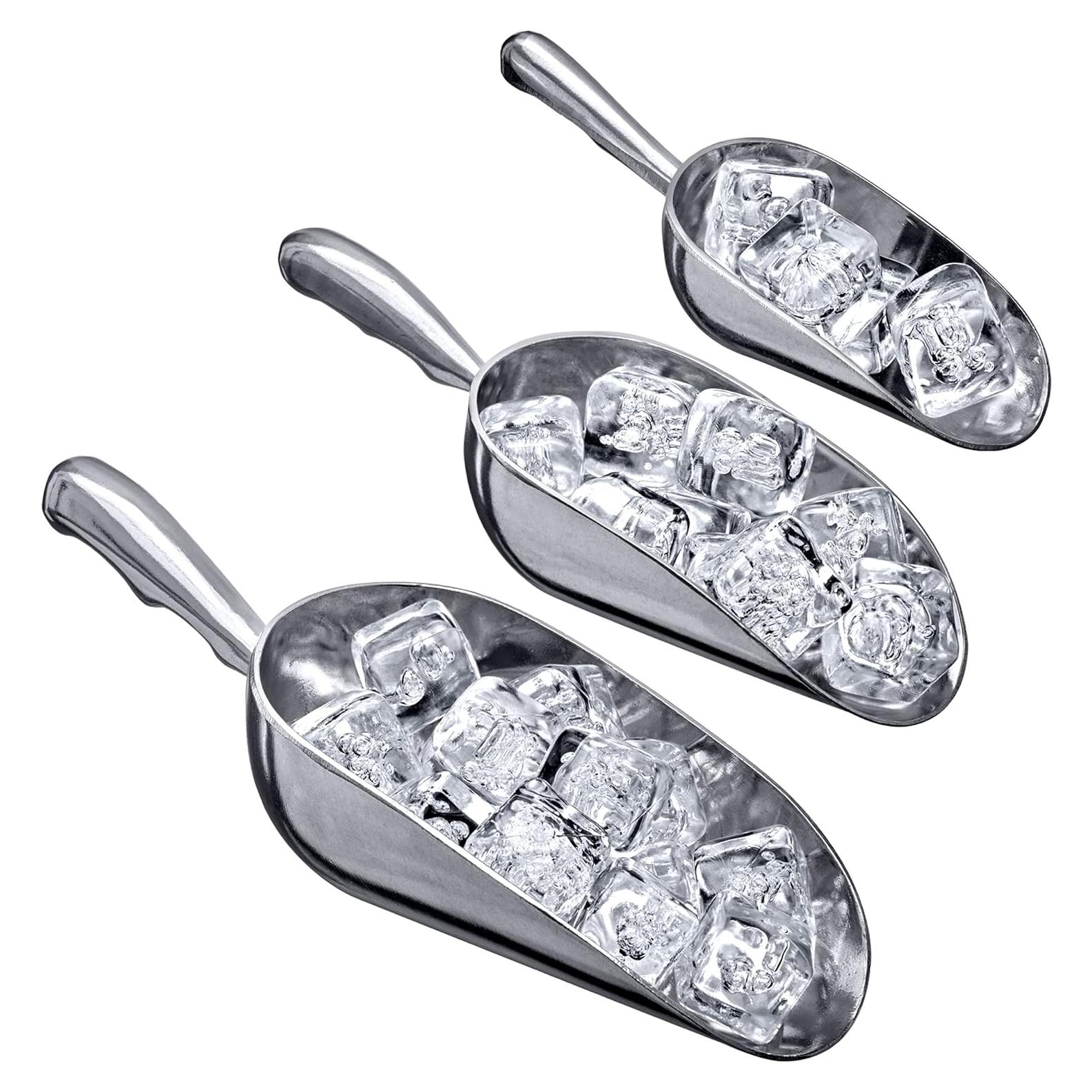 Cucharas de Hielo de Aluminio Increíble Abby - Juego de 3 Piezas