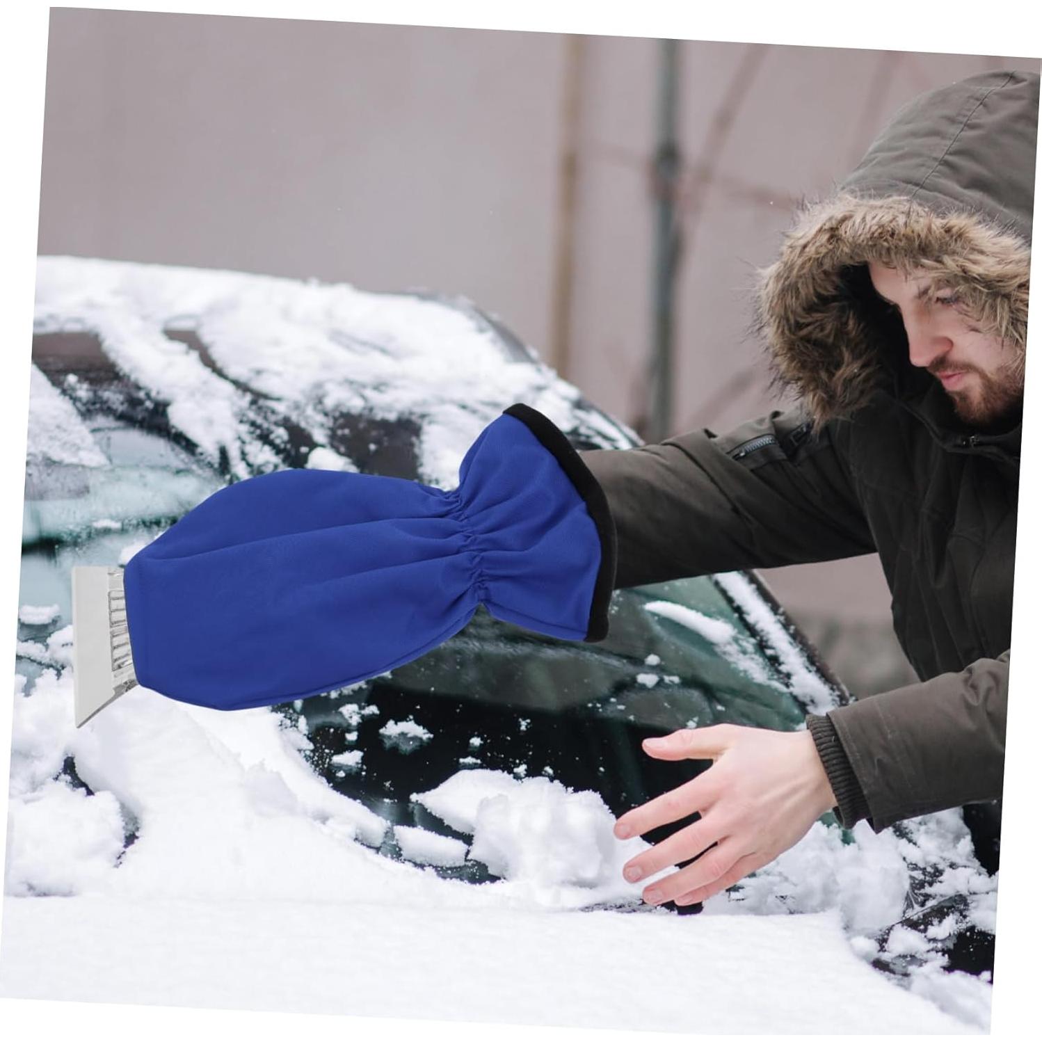 Mitón Quitanieves PartyKindom para Automóviles - Raspador y Cepillo