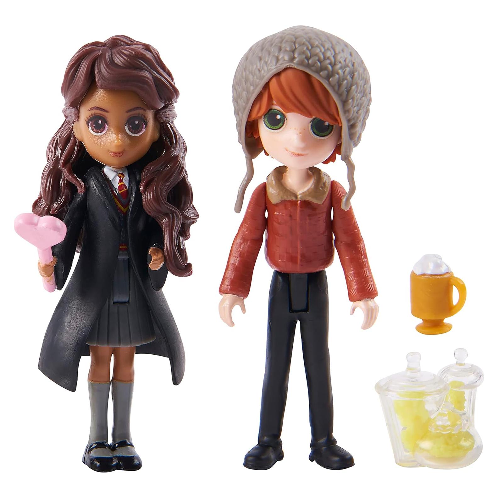 Set de Minis Mágicos Harry Potter Ron y Parvati con Accesorios