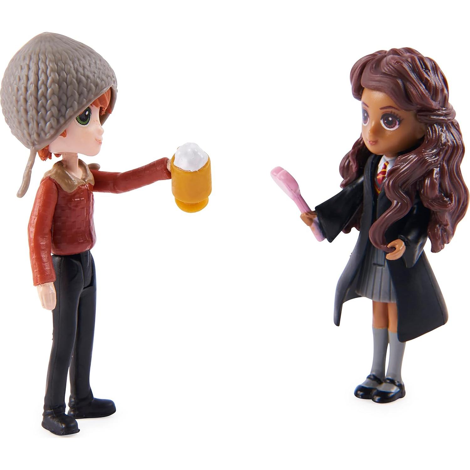 Set de Minis Mágicos Harry Potter Ron y Parvati con Accesorios