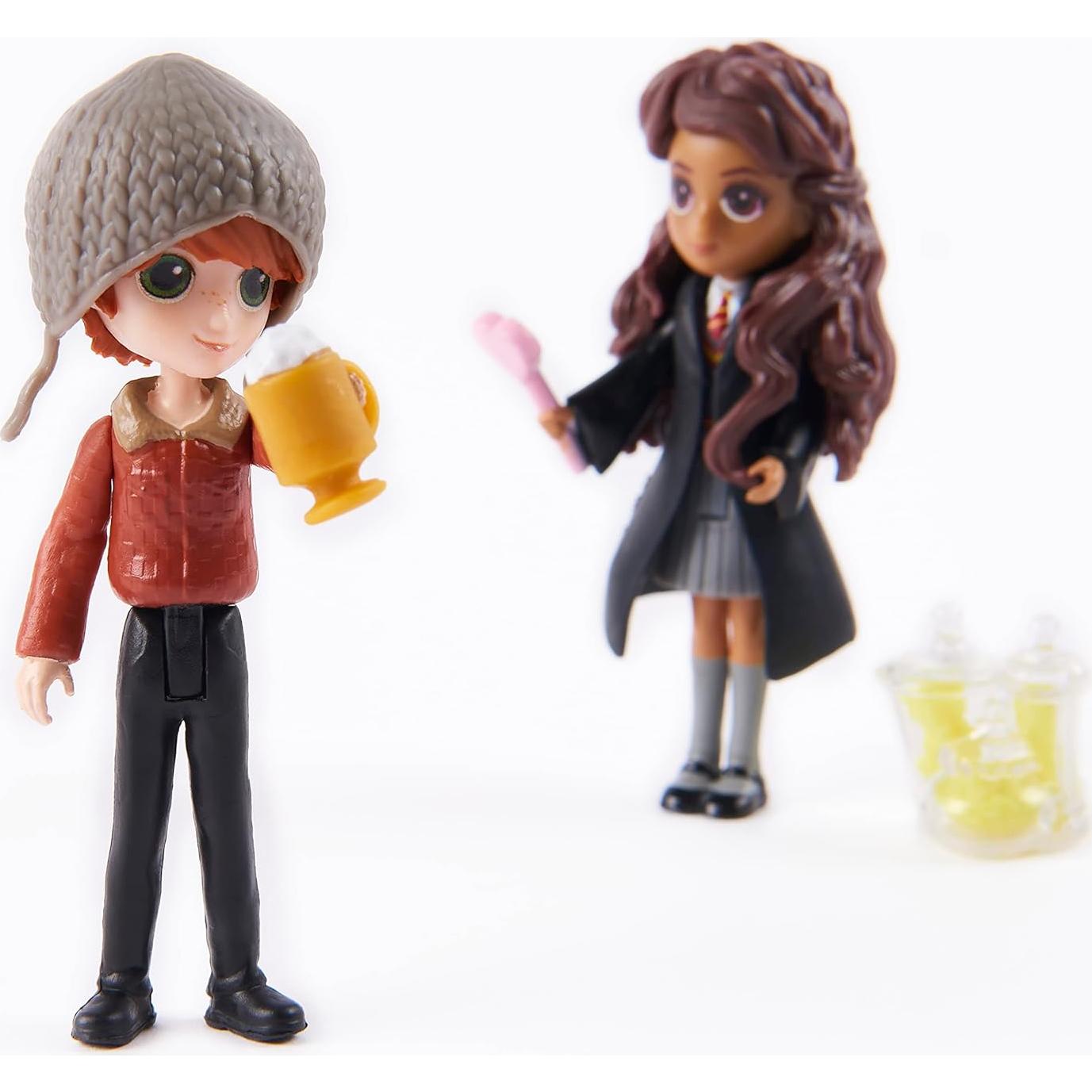 Set de Minis Mágicos Harry Potter Ron y Parvati con Accesorios