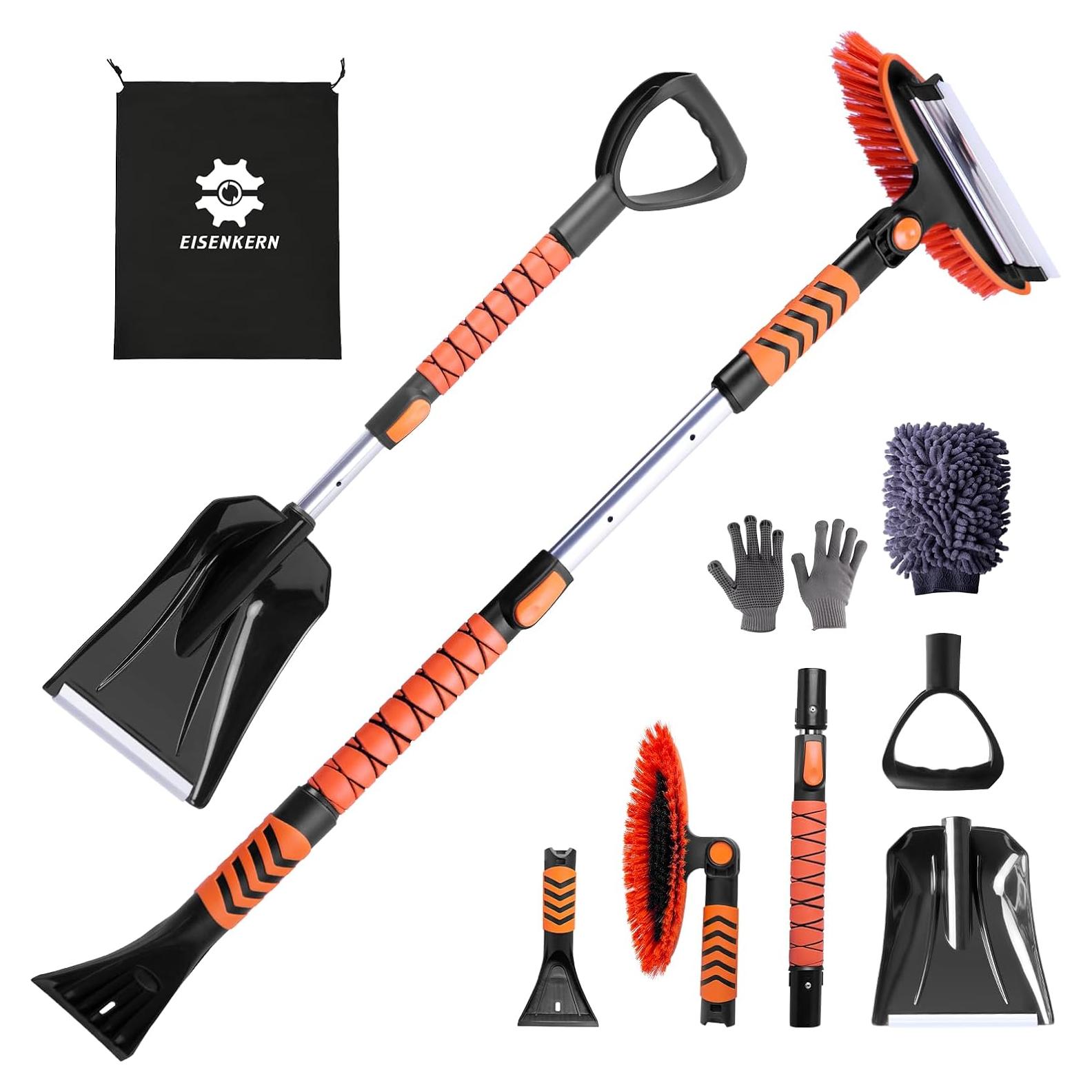 Kit de Cepillo de Nieve y Pala EISENKERN 43" con Raspador