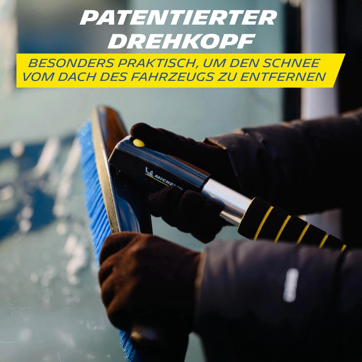 Raspador de Hielo Telescópico MICHELIN 2-en-1 con Cepillo