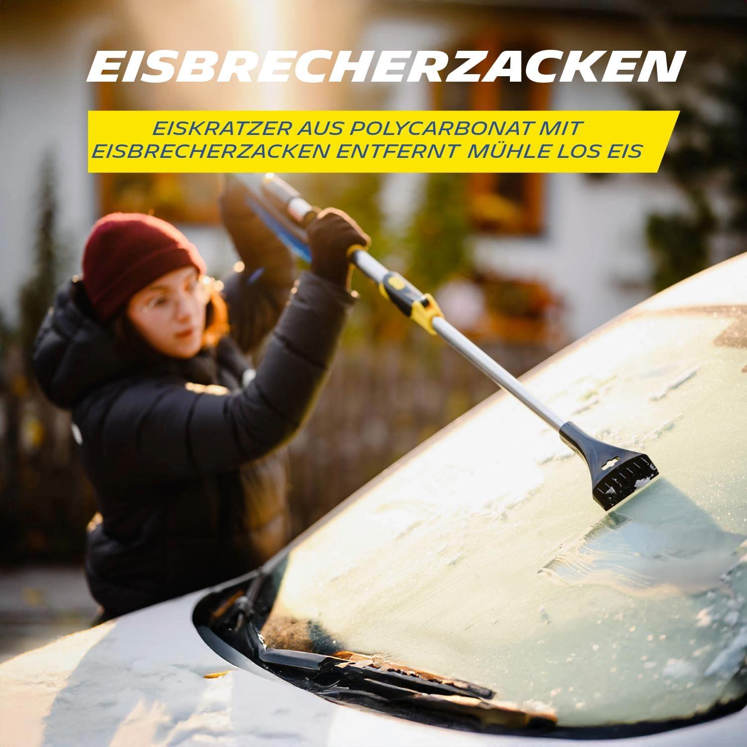 Raspador de Hielo Telescópico MICHELIN 2-en-1 con Cepillo