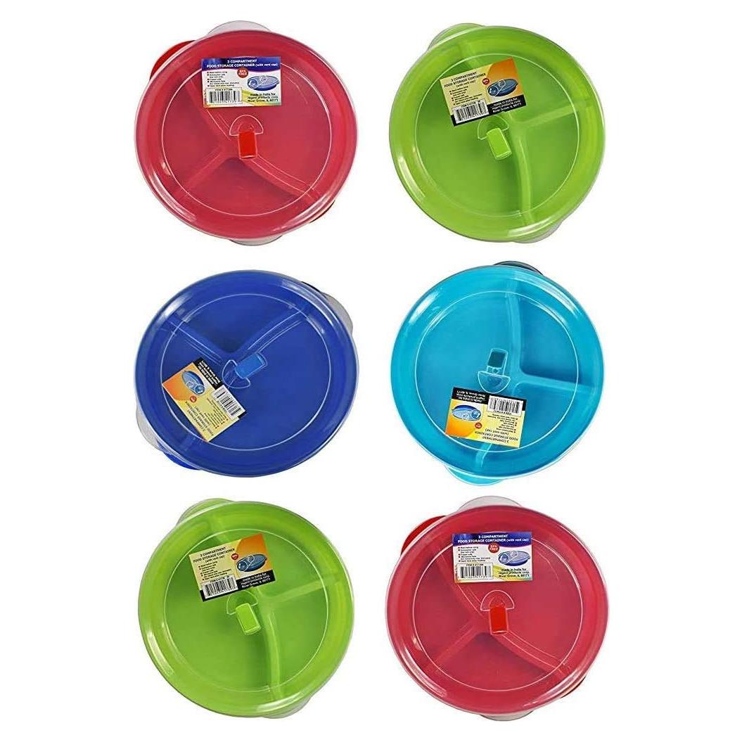 Juego de 6 Bandejas de Almacenamiento para Microondas Regent