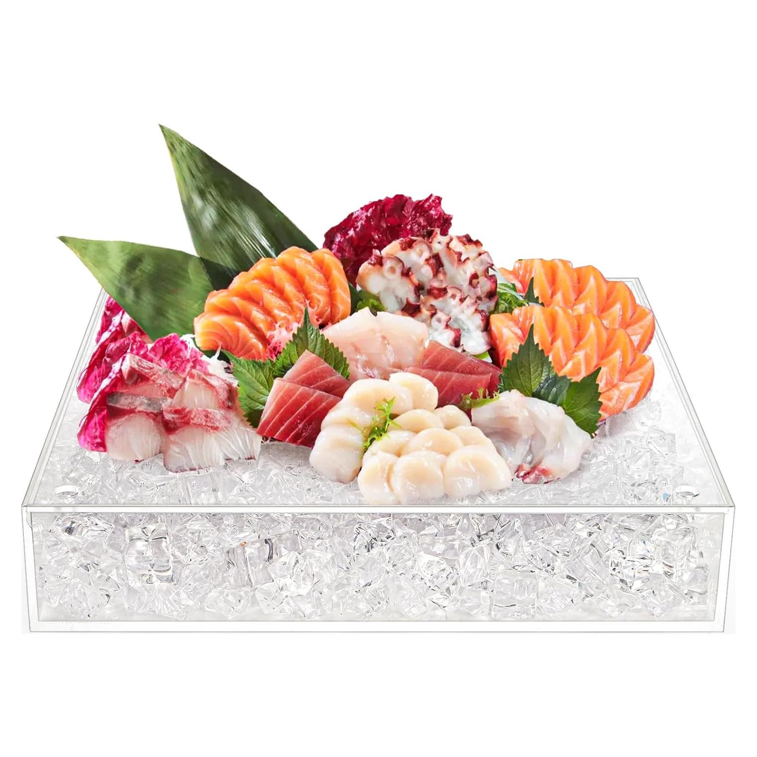 Bandeja Enfriada ZENFUN 30x30 cm para Frutas y Aperitivos