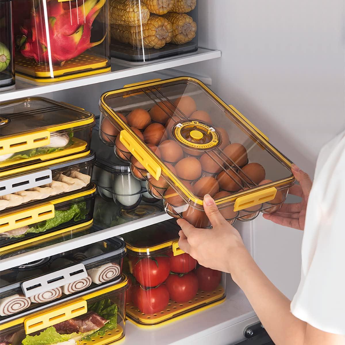 Soporte para Huevos CottonColors 24pcs - Organizador Amarillo