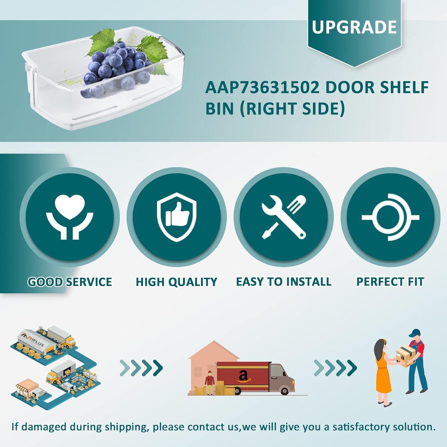 Bandeja de Puerta de Refrigerador L-G AAP73631502 - 2 Unidades