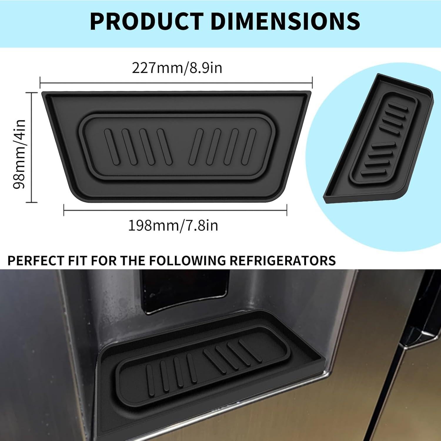 Bandejas de Goteo para Refrigeradores Samsung 22.86x5.08cm