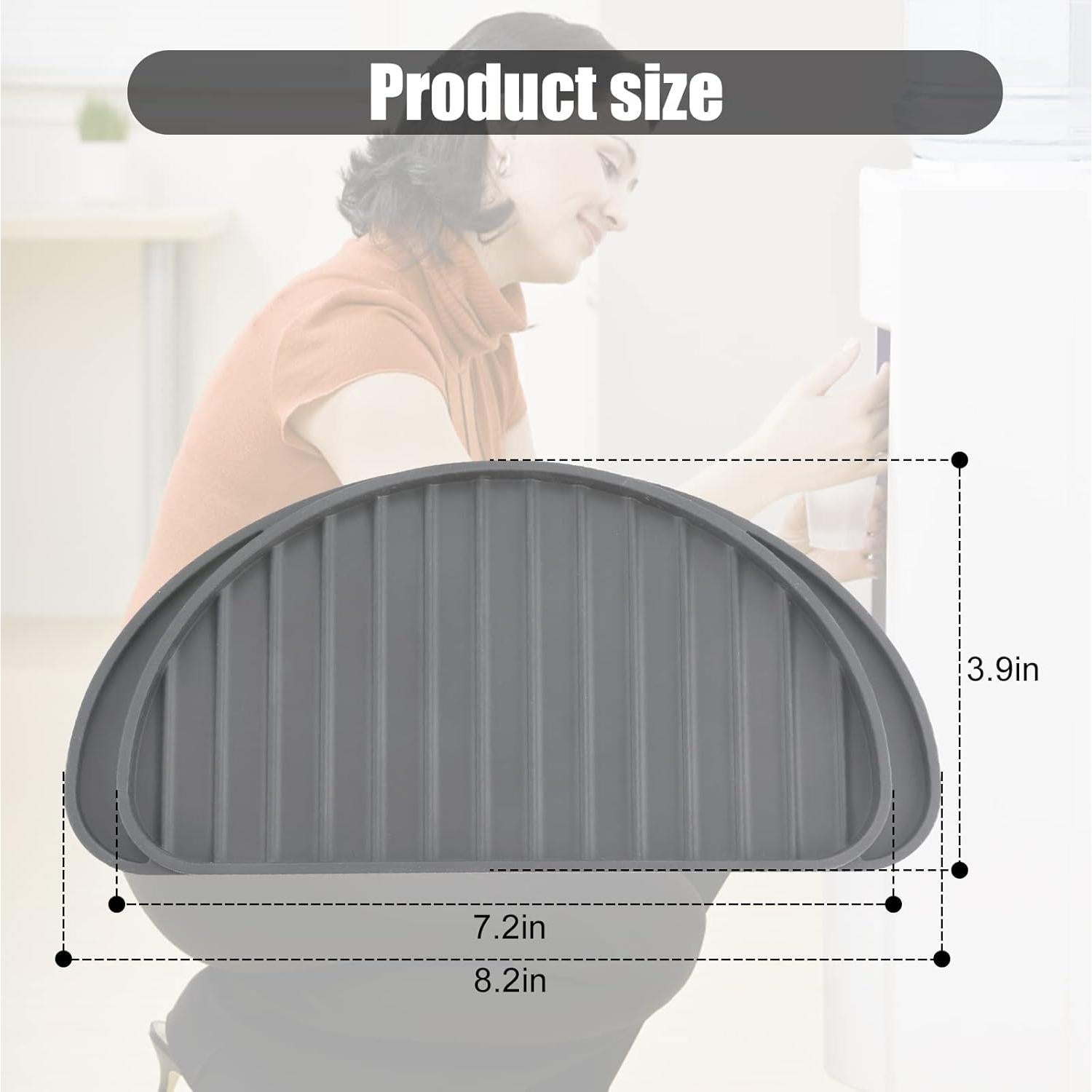 Bandeja de Goteo de Silicona Antideslizante para Refrigerador