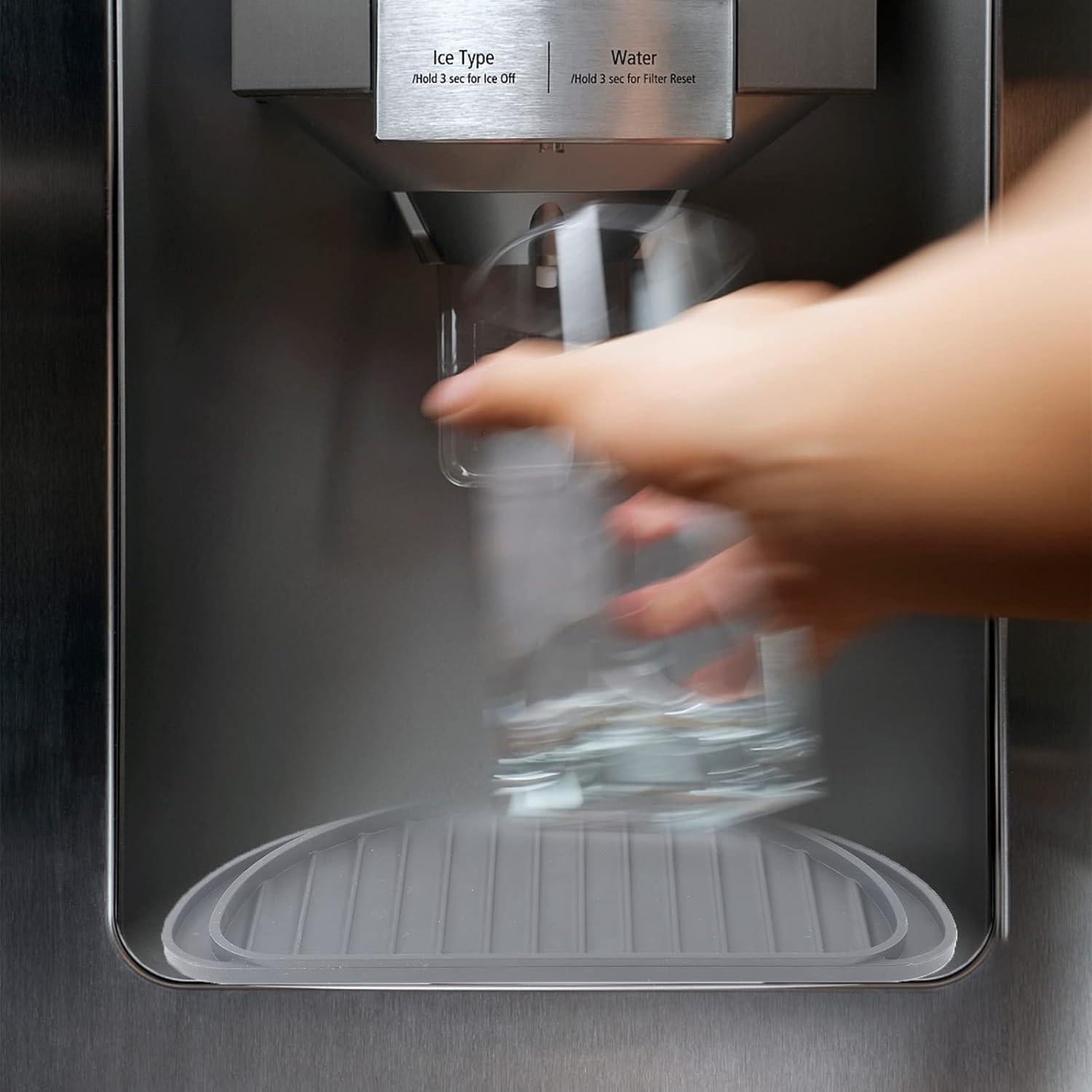 Bandeja de Goteo de Silicona Antideslizante para Refrigerador