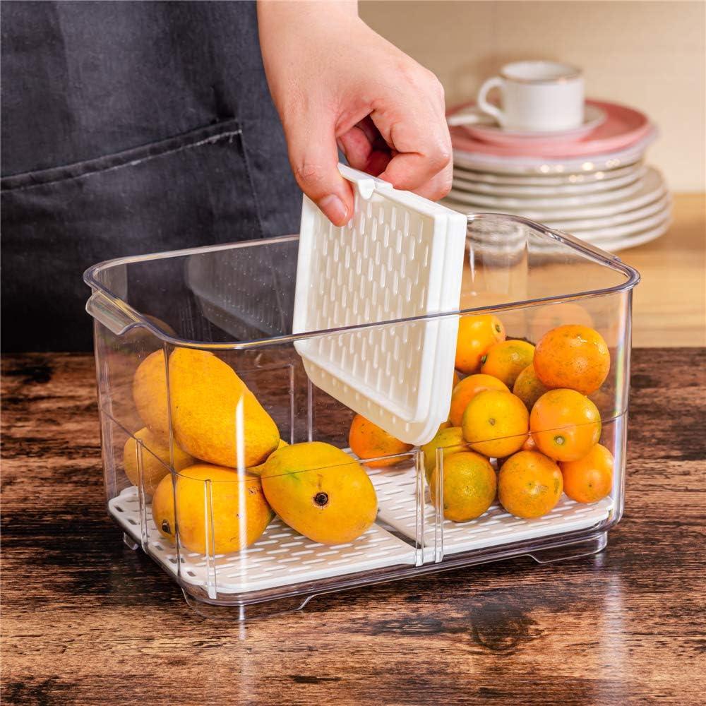 Contenedor Organizador de Alimentos 2800ml - Juego de 2