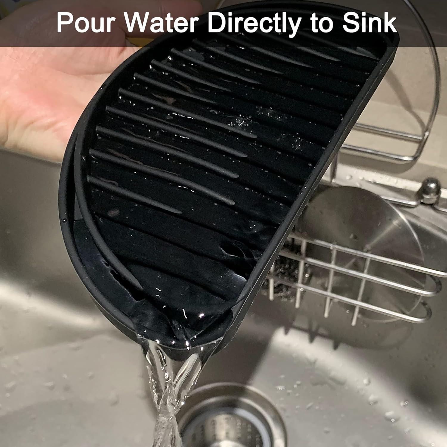 Bandeja de Goteo para Refrigerador KindGa 2 Piezas Negro