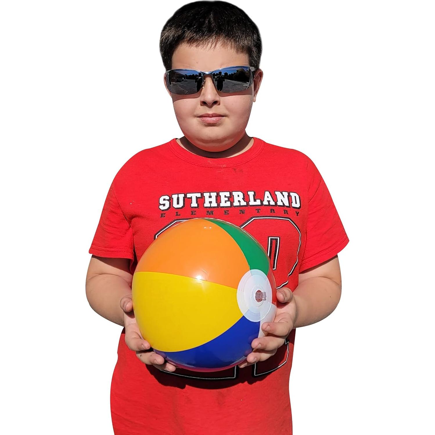 Pelotas de Playa Zugar Land Multicolor 20 cm Paquete de 12