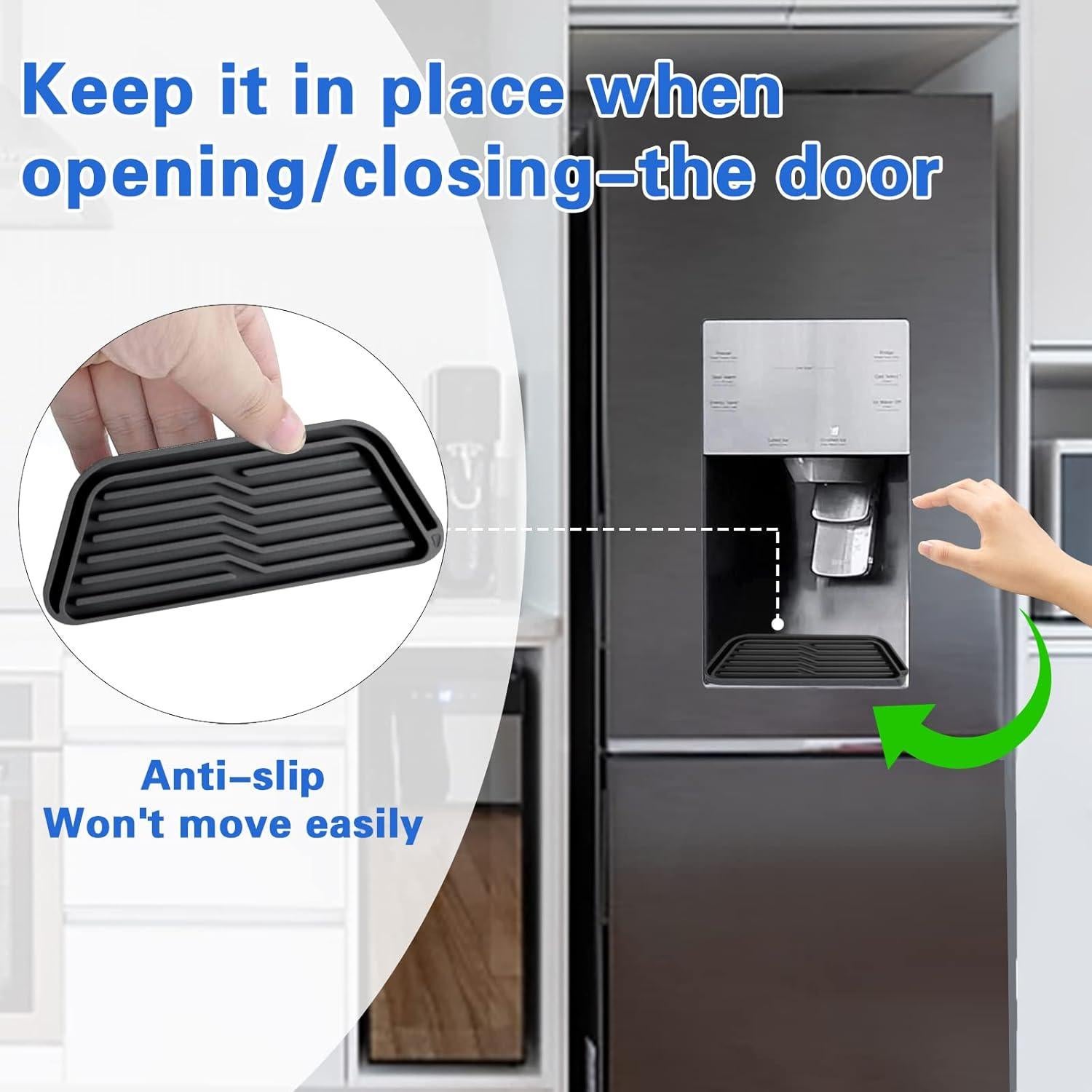 Bandeja de Goteo para Refrigerador Qivine 20.5x8.3cm Silicona