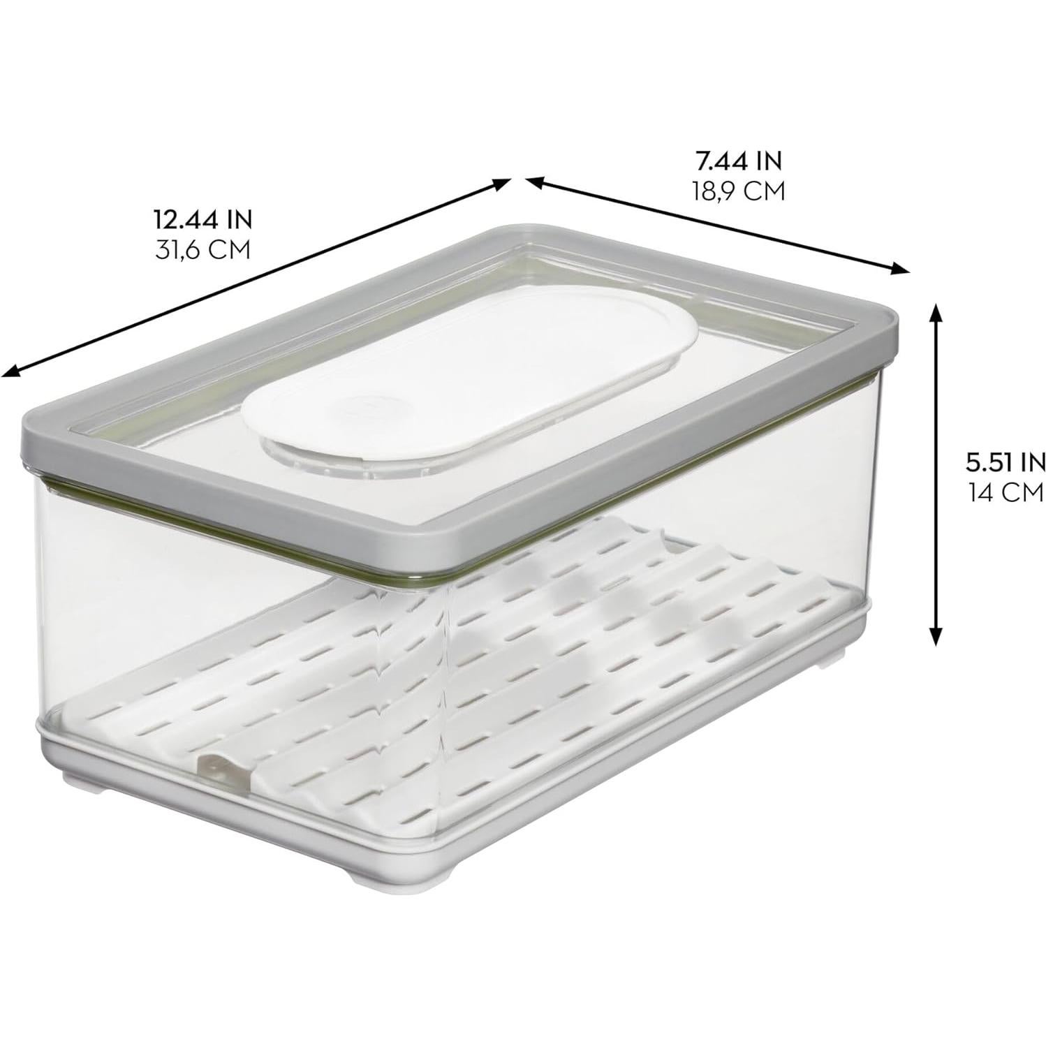 Contenedor Grande para Frutas y Verduras iDesign con Tapa