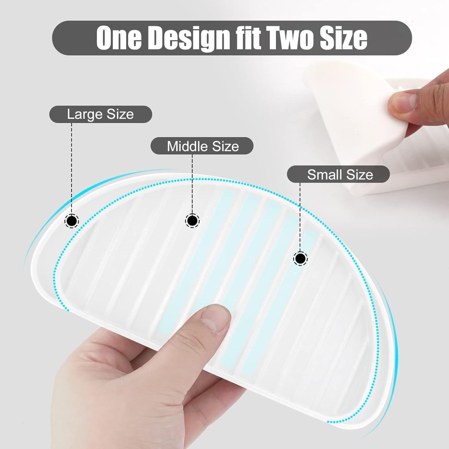 Bandeja de Goteo para Refrigerador Silicona Antideslizante 80g