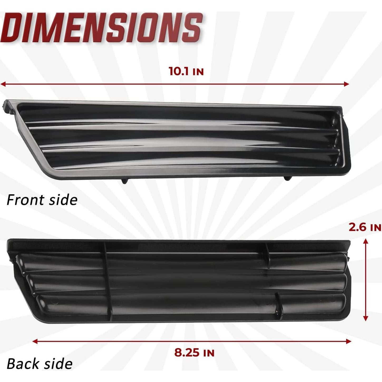 Rejilla de dispensador de refrigerador Seentech 2206670B - Compatible Whirlpool, Kenmore, Maytag
