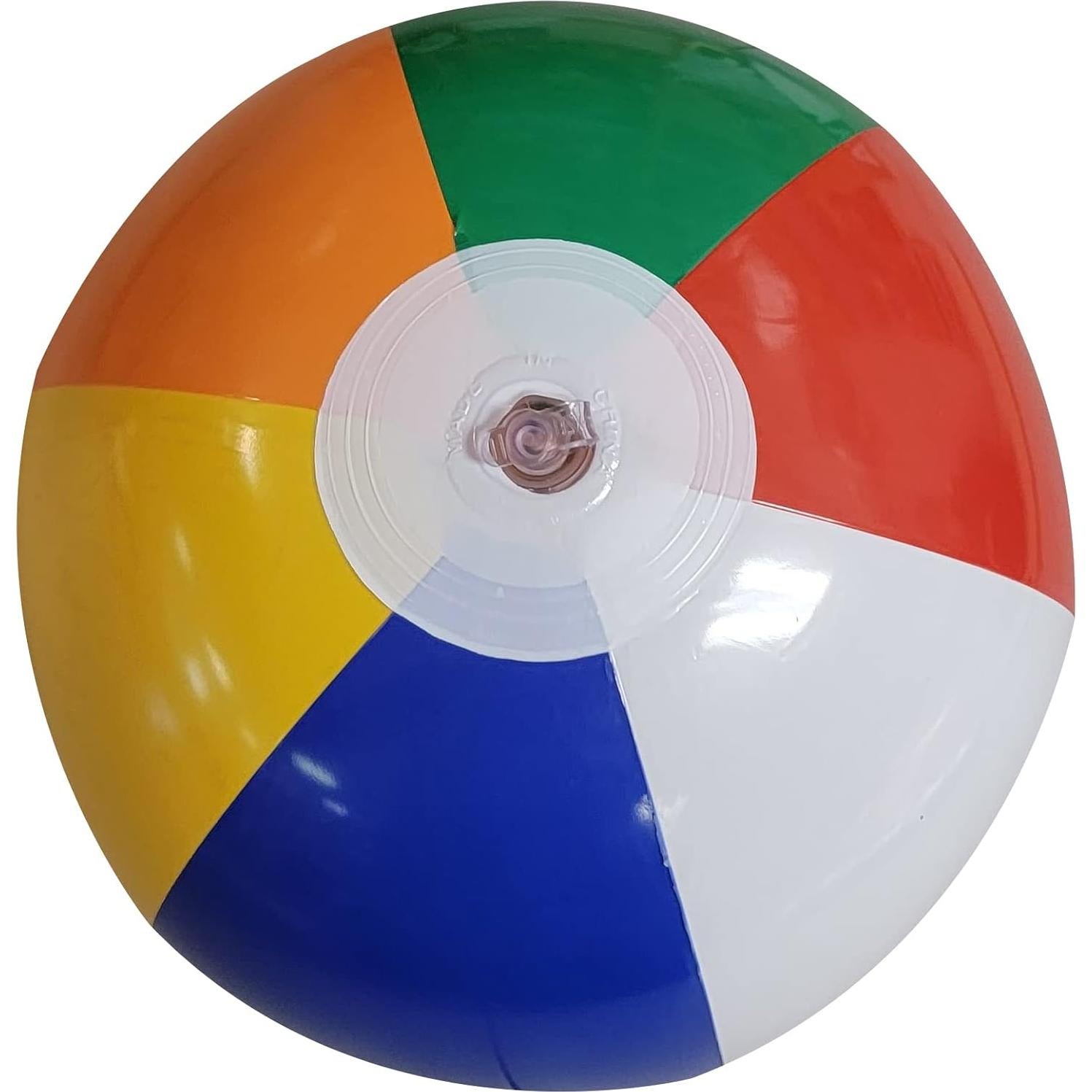 Pelotas de Playa Zugar Land Arcoíris 20 cm Suaves y Ligeras