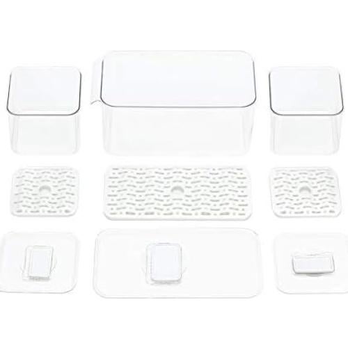 Contenedores de Almacenamiento Slideep 6 Piezas para Frutas y Verduras