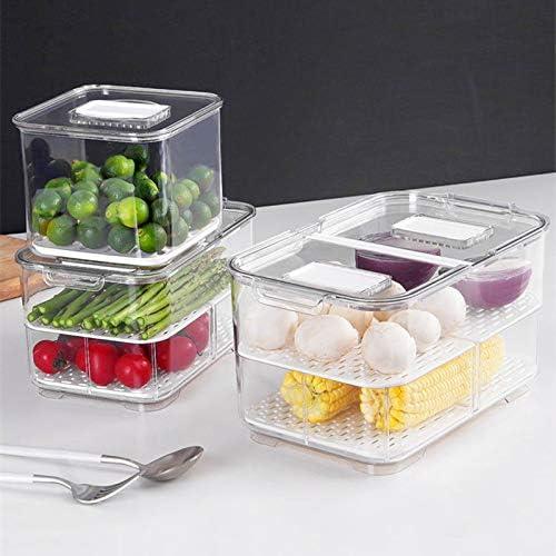 Contenedor de Almacenamiento SANNO 5700ml Apilable para Refrigerador