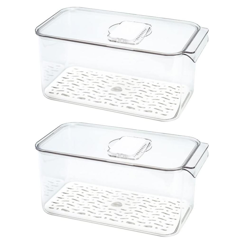 Organizador de Refrigerador SANNO 2 Unidades 5700ml con Tapa