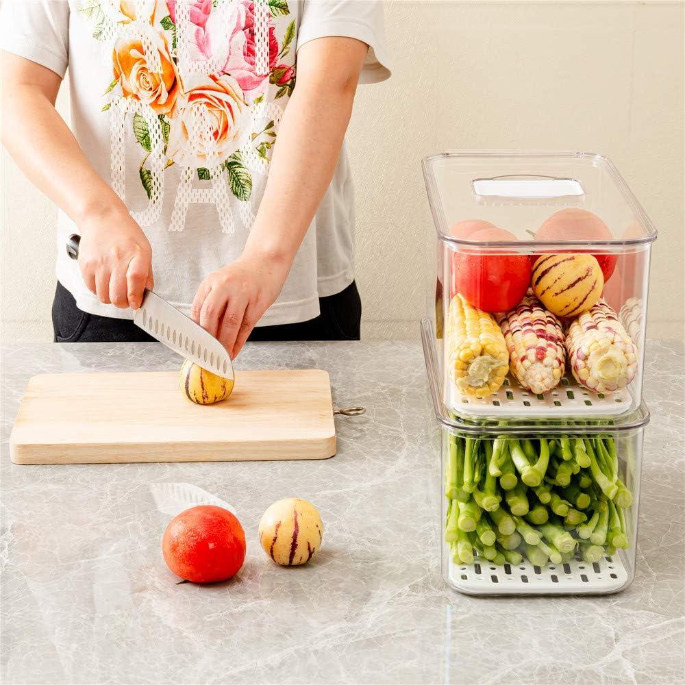 Organizador de Refrigerador SANNO 2 Unidades 5700ml con Tapa