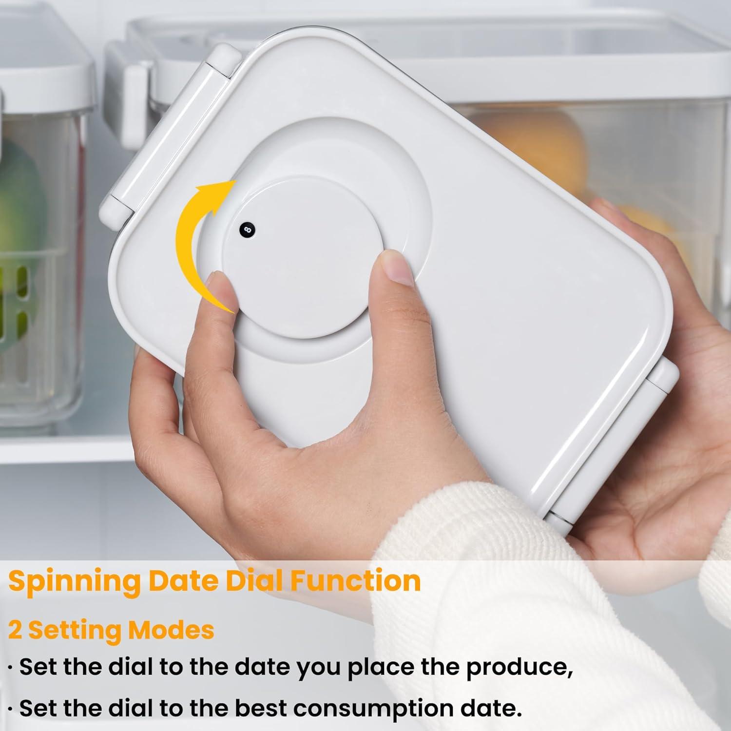 Contenedor de Frutas Vacane 2.8L con Perilla de Frescura